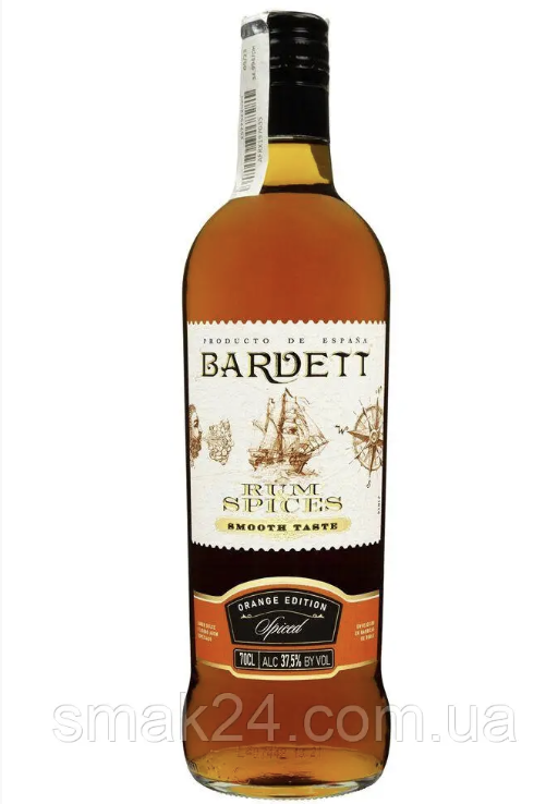 Ром Bardett Spiced 37.5% 0.7 л